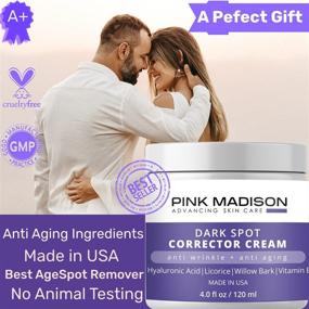 img 2 attached to 🌟 Premium USA-Made Anti-Aging Dark Spot Corrector Cream - Targets Age Spots on Face & Body - Nourishing Skin Treatment for Men and Women - 4 OZ