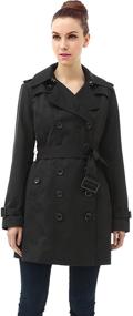 img 3 attached to BGSD Womens Hooded Length Trench