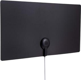 img 4 attached to 📺 GE Ultra Edge Indoor TV Antenna, Sleek Reversible Black White Design, 4K 1080P VHF UHF, Long Range Digital Antenna, HDTV Antenna, Smart TV Compatible, 6Ft Coaxial Cable, 11264