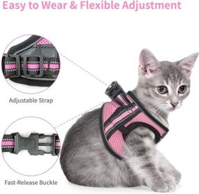 img 1 attached to Arkham Pet Breathable Reflective Adjustable