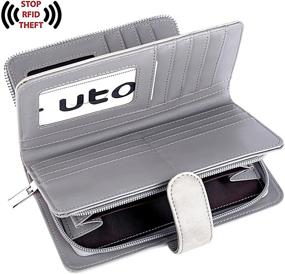 img 1 attached to Ultimate Blocking Capacity: UTO Leather Smartphone Handbags & Wallets for Women