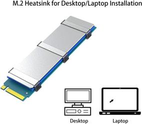 img 2 attached to M.2 Screw Set and Laptop M.2 Heatsink for ASUS, MSI, Gigabyte, and Other Motherboards