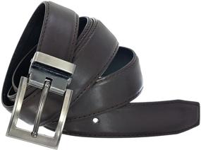 img 3 attached to Faux Leather Belt Nickel Buckle