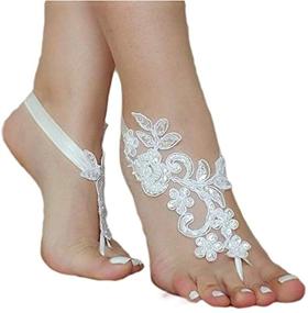 img 3 attached to SlenyuBridal Anklets Barefoot Bellydance Accessories