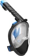 🤿 legit sports full face snorkel mask: enhanced view, leak-proof snorkeling mask for adults! logo