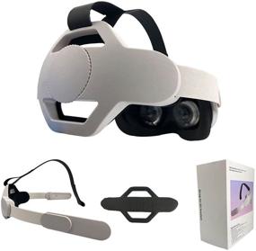 img 4 attached to 👍Повязка для головы Dethinton для Oculus Quest 2 с подушкой | Регулируемая замена для Oculus Quest 2 Elite Strap | Улучшенная поддержка и комфорт в виртуальной реальности.