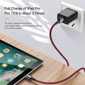 img 1 attached to 💡 Магнитный USB-C кабель 100W (20V/5A MAX), кабель для передачи данных и зарядки USB-C to USB-C, совместимый с MacBook Pro 2018-2020, iPad Pro 2020, Galaxy S20 и другими устройствами USB-C (3,3 фута + 6,6 фута)