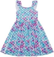 👗 charming toddler vintage flutter sundresses - classic dresses for girls' clothing logo