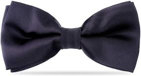 img 4 attached to 🎀 Charming Silk Bow Ties for Kids Boys: Adjustable Bowtie Gift for Baby Toddler