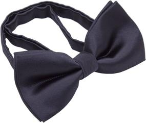 img 2 attached to 🎀 Charming Silk Bow Ties for Kids Boys: Adjustable Bowtie Gift for Baby Toddler