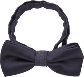 img 3 attached to 🎀 Charming Silk Bow Ties for Kids Boys: Adjustable Bowtie Gift for Baby Toddler