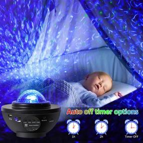 img 1 attached to 🌟 Fi 10 Color Music Starry Light Projector with Remote & Bluetooth - Ultimate Star Projector Night Light for Baby Kids Bedroom/Game Rooms/Home Theatre