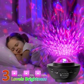 img 2 attached to 🌟 Fi 10 Color Music Starry Light Projector with Remote & Bluetooth - Ultimate Star Projector Night Light for Baby Kids Bedroom/Game Rooms/Home Theatre