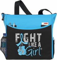 👊 boxing glove tote bag: fight like a girl – dakota (assorted colors) - enhance your online visibility logo