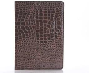 img 3 attached to LiViTech(TM Crocodile Alligator PU Leather Folio Carrying Smart 🐊 Cover Case for Apple iPad 4 3 2 - Brown