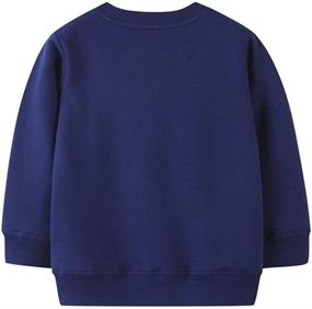 img 1 attached to EULLA Boys Girls Sweatshirt: Stylish Toddler Christmas Pullover Sweater for Kids 1-7 Years Old