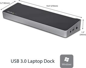 img 3 attached to StarTech.com Dual Monitor KVM Docking Station - for Two Laptops - 4K - File Transfer - Universal USB Laptop Dock (USB3DDOCKFT)