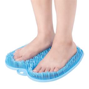 img 4 attached to HONYIN Foot Scrubber: Non-Slip Suction Cup Mat 🚿 for Shower - Clean, Exfoliate, Massage, and Soothe Achy Feet
