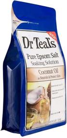 img 2 attached to 🌴 Rejuvenate with Dr Teals Coconut Oil Pure Epsom Salt Soaking Solution - 3 lbs (Pack of 2)