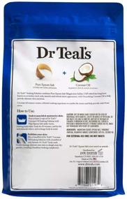 img 1 attached to 🌴 Rejuvenate with Dr Teals Coconut Oil Pure Epsom Salt Soaking Solution - 3 lbs (Pack of 2)