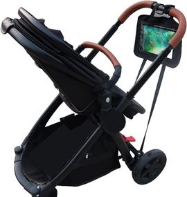 img 1 attached to 📱 Rear and Forward Facing Children's Tablet Holder: Sleek, Lightweight Solution for Rear-Facing Mirror Setup.