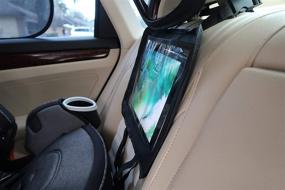 img 2 attached to 📱 Rear and Forward Facing Children's Tablet Holder: Sleek, Lightweight Solution for Rear-Facing Mirror Setup.