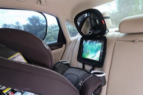 img 3 attached to 📱 Rear and Forward Facing Children's Tablet Holder: Sleek, Lightweight Solution for Rear-Facing Mirror Setup.