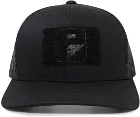 img 3 attached to 🧢 Pull Patch Tactical Cap - Premium Trucker Curved Bill Snapback Hat with 2x3 Loop Surface for Attaching Morale Hook Patches