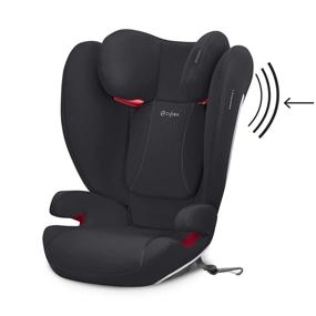 img 3 attached to 🪑 CYBEX Solution B-Fix High Back Booster Seat: Lightweight, Secure Latch Installation, Linear Side Impact Protection, Adjustable Headrest (Volcano Black)