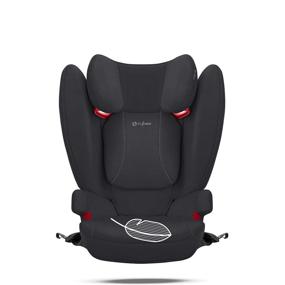 img 1 attached to 🪑 CYBEX Solution B-Fix High Back Booster Seat: Lightweight, Secure Latch Installation, Linear Side Impact Protection, Adjustable Headrest (Volcano Black)