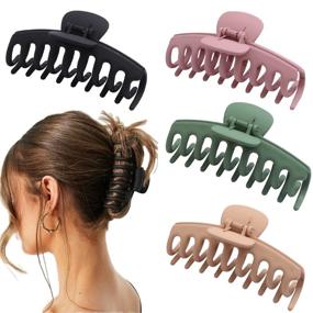 img 4 attached to AiMHariacc Nonslip Hairstyles Styling Accessories