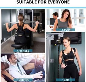 img 1 attached to 🤩 Posture Corrector Back Brace: Improve Posture & Relieve Lower/Upper Back Pain! (L)