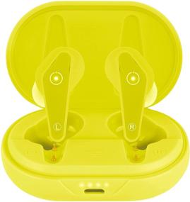 img 2 attached to EThings Heavy Duty Premium Sound Earbud Headphones With Wireless Charging Case (Neon Yellow)