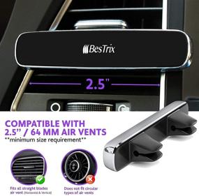 img 2 attached to Bestrix Magnetic Phone Car Holder Air Vent - Securely Mount Your Smartphone on the Go! [Fits iPhone 11/11 Pro/Xs/XS Max, Samsung Galaxy & More]