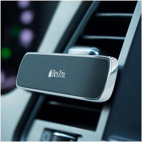 img 4 attached to Bestrix Magnetic Phone Car Holder Air Vent - Securely Mount Your Smartphone on the Go! [Fits iPhone 11/11 Pro/Xs/XS Max, Samsung Galaxy & More]