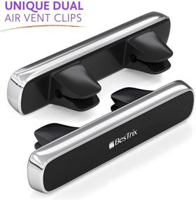 img 3 attached to Bestrix Magnetic Phone Car Holder Air Vent - Securely Mount Your Smartphone on the Go! [Fits iPhone 11/11 Pro/Xs/XS Max, Samsung Galaxy & More]