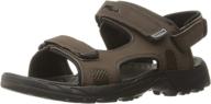 espresso men's athletic sandal by fila - transition style shoes logo