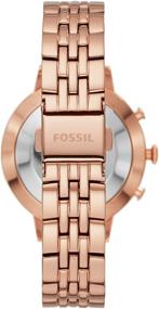 img 1 attached to 🕰️ Fossil Q Women's Jacqueline Hybrid Smartwatch: Stylish Stainless Steel and Leather, Multiple Color Options