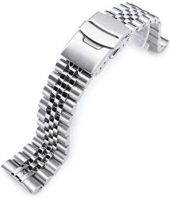 img 4 attached to Stylish Jubilee Bracelet for Seiko Turtles: A Sleek Brushed Finish