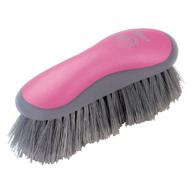 oster equine care series horse grooming brush, firm bristle, pink (0-34264-41960-5) логотип