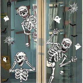 img 3 attached to Halloween Skeleton Stickers Hmxpls Decorations