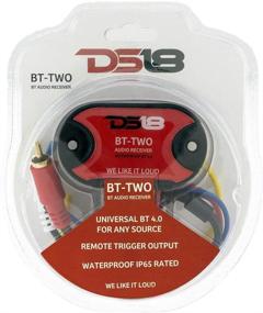 img 2 attached to 🔊 DS18 BT-Two Bluetooth Receiver: IP65 Waterproof, BT 4.0, Trigger Output, RCA Stereo Output