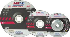 img 3 attached to 🔪 SATI 22021 A60S Универсальные диски для отрезки - 50 штук - 4 1/2" x .045" x 7/8" - Депрессивный центр