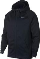 черная худи nike therma training логотип