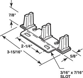 img 1 attached to Prime Line 6796 Bypass Guide Nylon