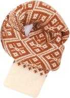 🧣 зимние вязаные шарфы для младенцев: модные аксессуары для девочек и стильные шарфы логотип
