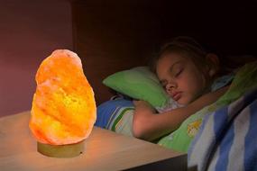 img 1 attached to Set of 2 IndusClassic LN-01 Natural Himalayan Pink Crystal Rock Salt Lamps, 6~8 Inch Height, with Dimmer Control Switch & Quality Gift Packaging