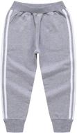 👖 alalimini toddler sweatpants: stylish and comfortable jogger boys' clothing logo