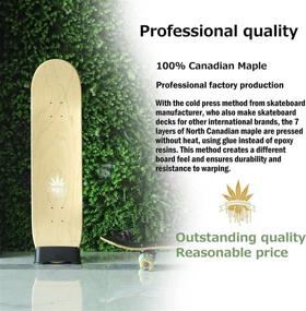 img 2 attached to America Skateboard Natural Double 7 75Inch