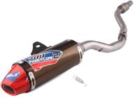 улучшите свою поездку: jfg racing мотоциклетный глушитель slip on exhaust muffler pipe full system для crf150f crf230f 2003-2013 логотип